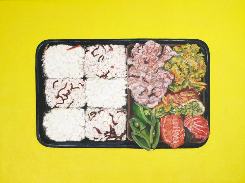 BENTO(バラエティおむすび弁当)-BENTO-March 17, 2022の絵画作品