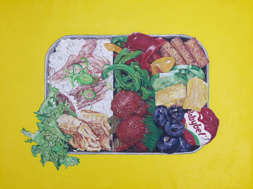 BENTO(春さば飯といろどり野菜弁当)-BENTO-March 18, 2023の絵画作品