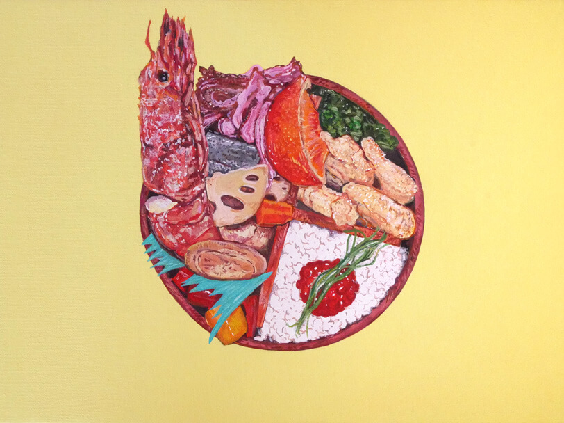 BENTO(お正月風弁当)-BENTO-December 29, 2024の絵画作品