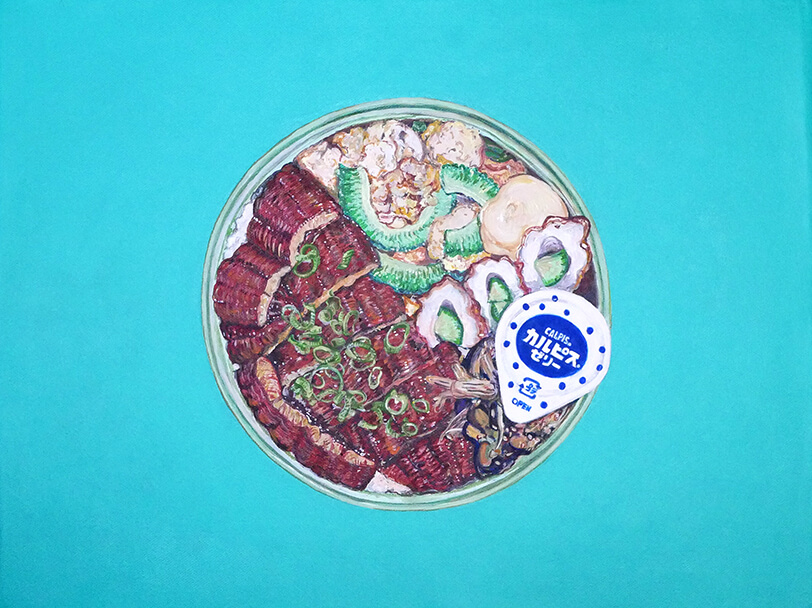 BENTO(Summer Eel Power Bento)-July 26, 2025, art painting