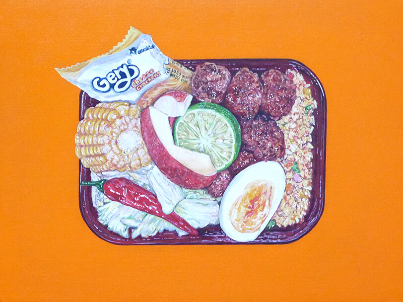 BENTO(Vietnamese-style Meatball Bento)-September 1, 2025, art painting