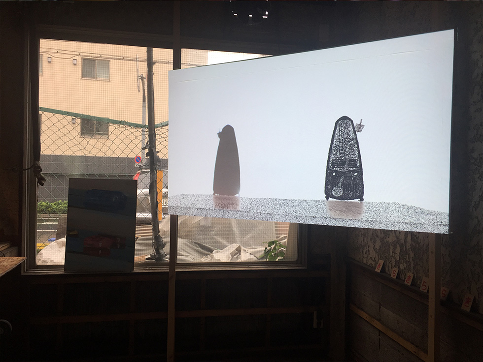 グループ展「退廃藝術展」の展示風景