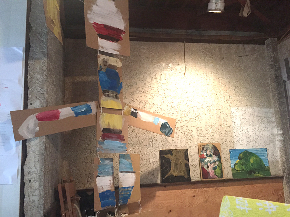 グループ展「退廃藝術展」の展示風景