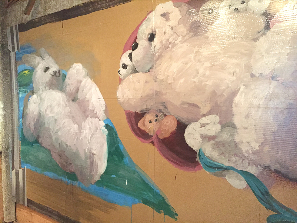 グループ展「退廃藝術展」の展示風景
