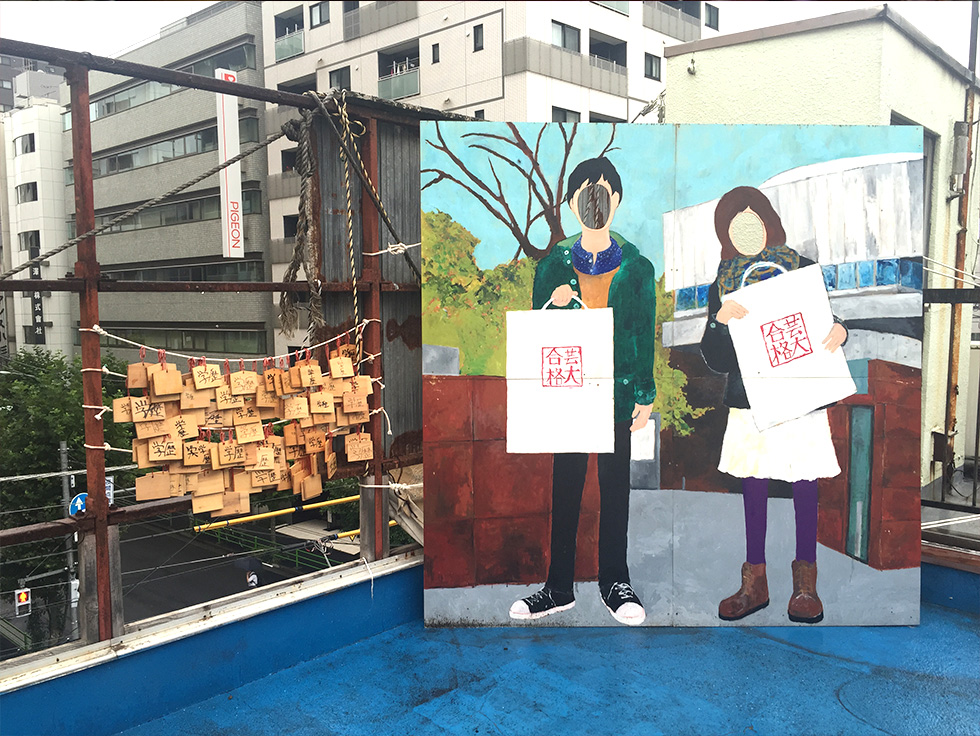 グループ展「退廃藝術展」の展示風景