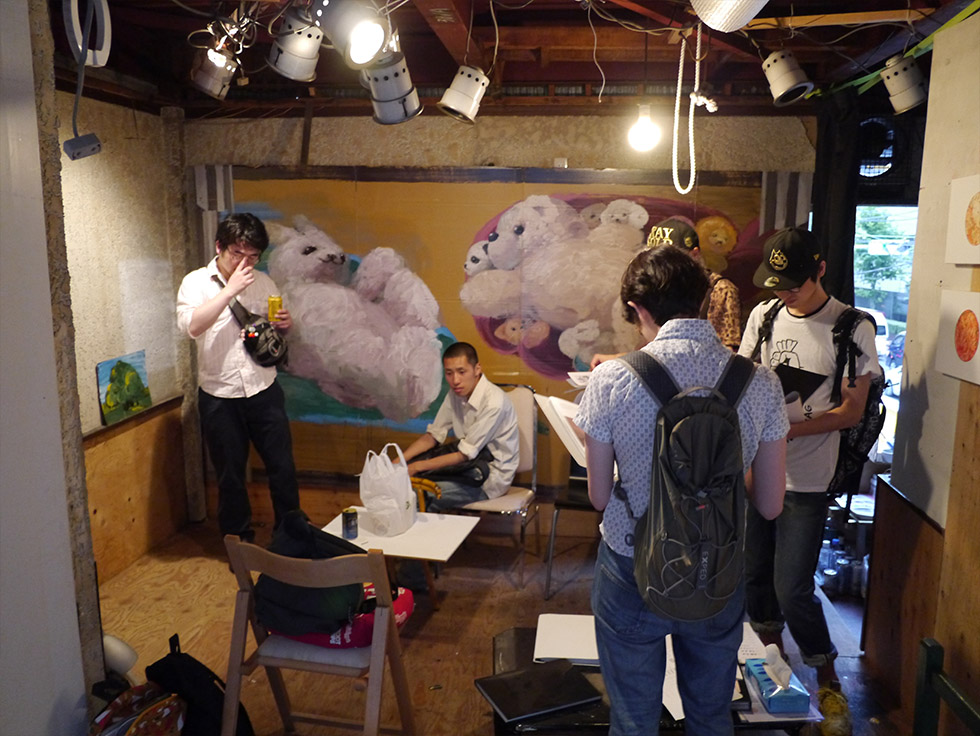 グループ展「退廃藝術展」の展示風景