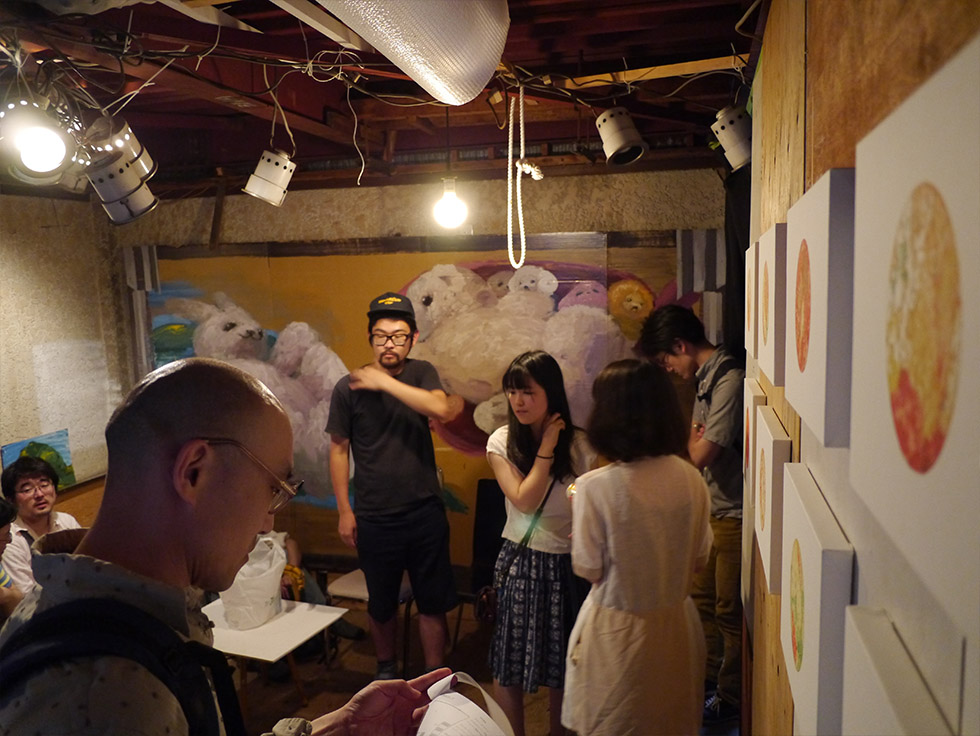 グループ展「退廃藝術展」の展示風景