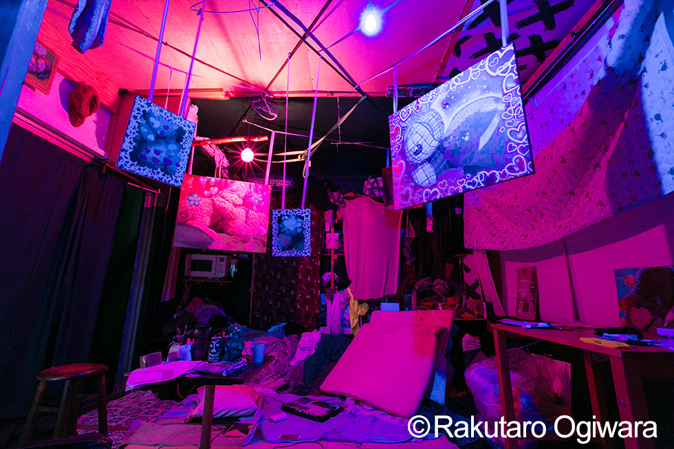 グループ展「退廃藝術展」の展示風景
