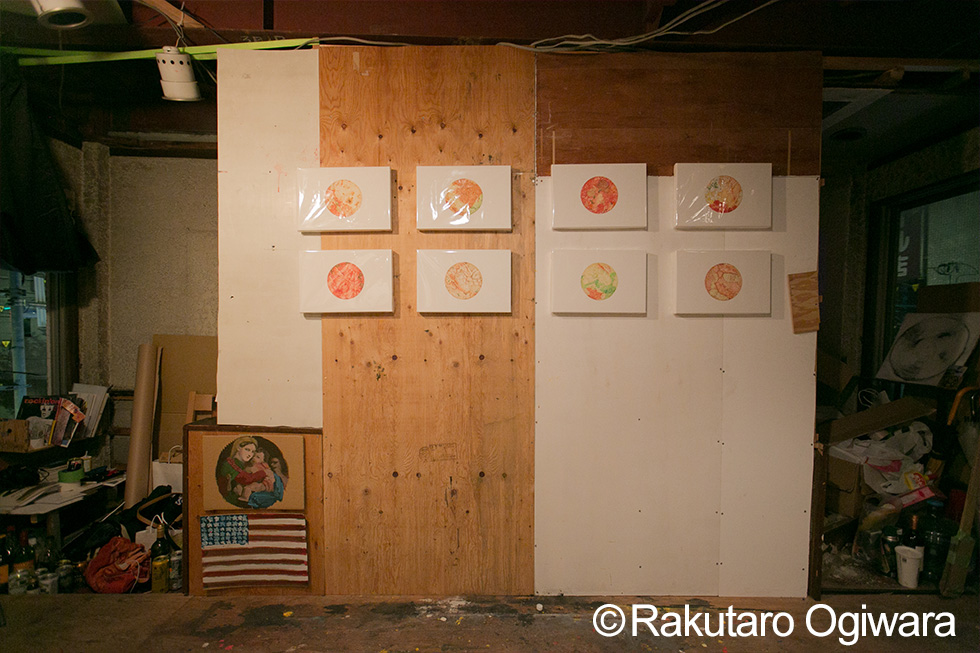 グループ展「退廃藝術展」の展示風景