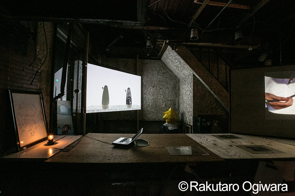 グループ展「退廃藝術展」の展示風景