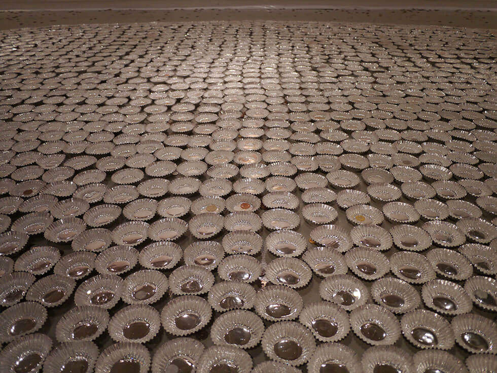 新宅睦仁個展「コンビニ弁当の山」@CCC(静岡市クリエーター支援センター)の展示風景