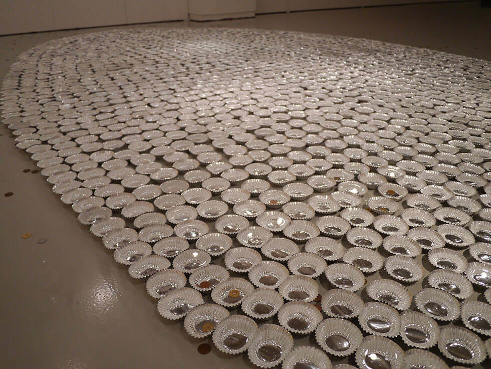 新宅睦仁個展「コンビニ弁当の山」@CCC(静岡市クリエーター支援センター)の展示風景