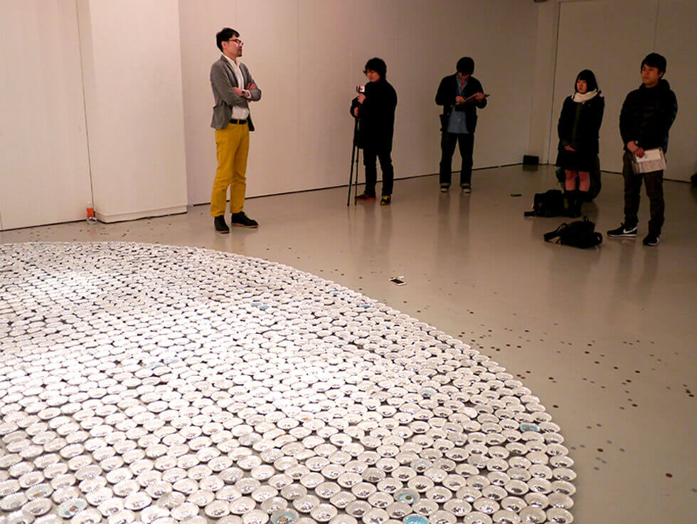 新宅睦仁個展「コンビニ弁当の山」@CCC(静岡市クリエーター支援センター)の展示風景