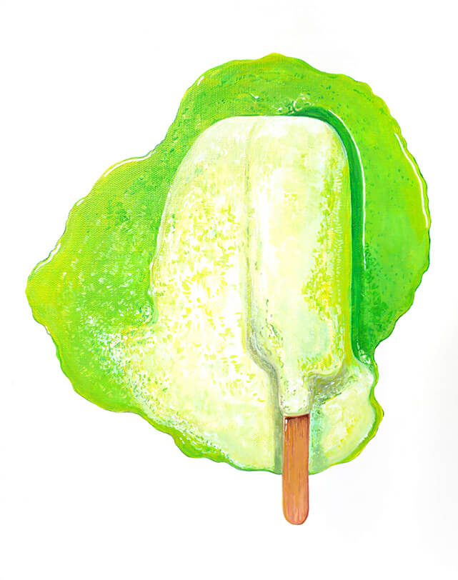 要冷凍 #106-2 2017年 キャンバス、アクリル 41×30.5cm