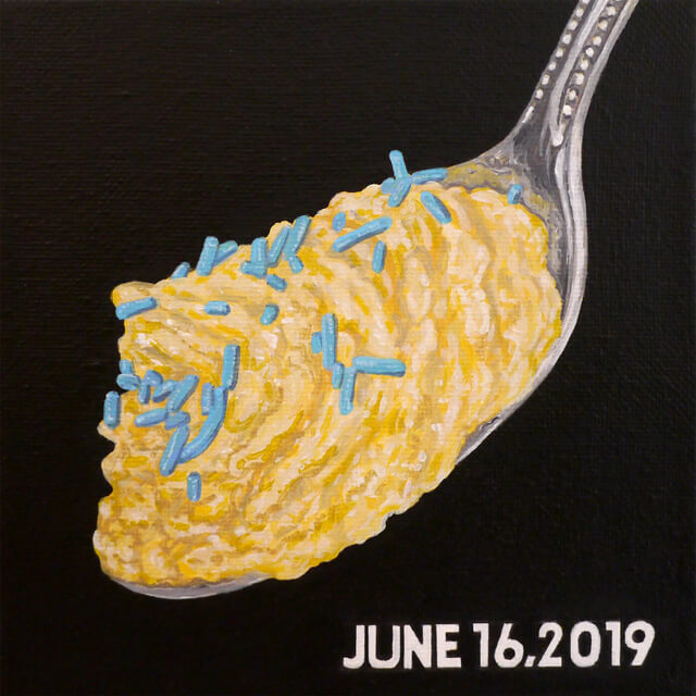 Today's meal-June 16, 2019 (Apple pie)