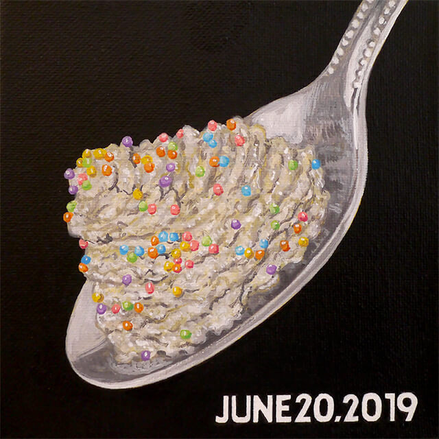 Today's meal-June 20, 2019 (Rice ball)