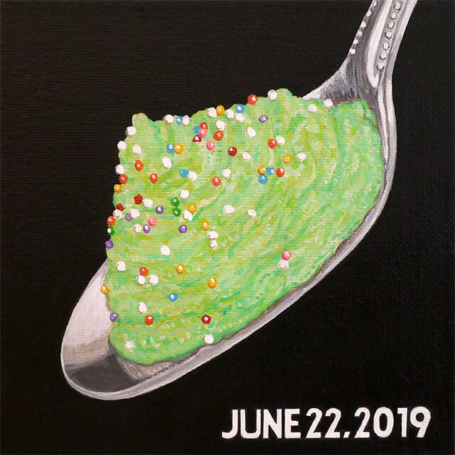 Today's meal-June 22, 2019 (Green salad)