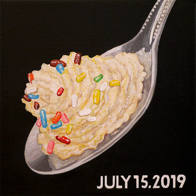 Today's meal-July 15, 2019 (Rice vermicelli)