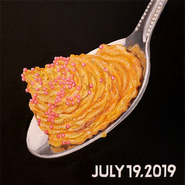 Today's meal-July 19, 2019 (Natto)