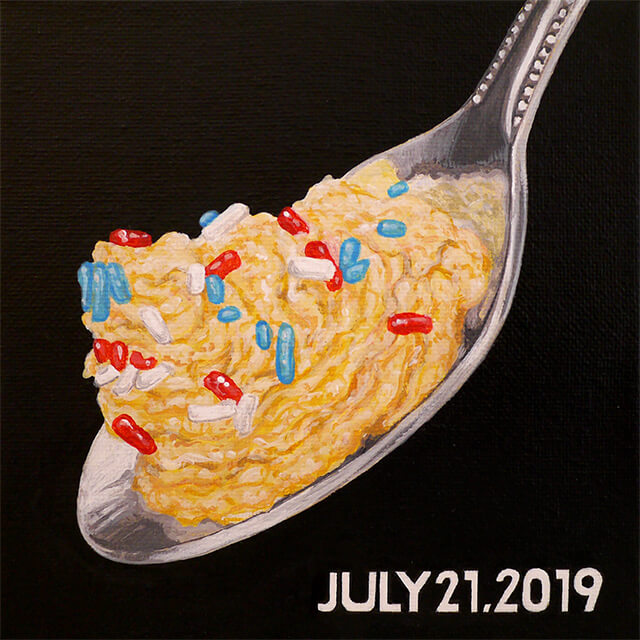 Today's meal-July 21, 2019 (Toast)